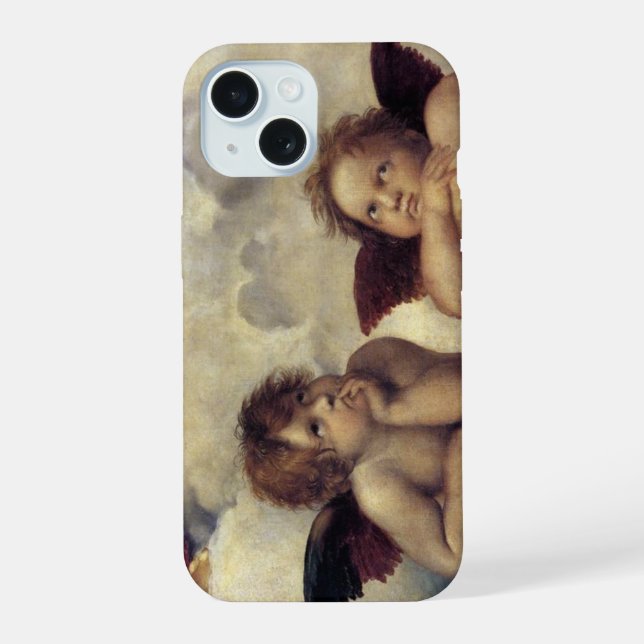 Raphael's Angels iPhone 15 Case (Back)