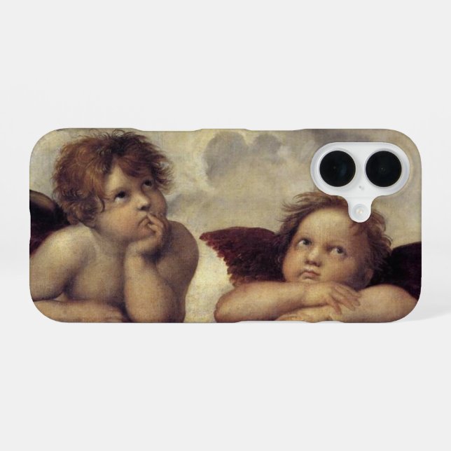 Raphael's Angels iPhone 16 Case (Back Horizontal)