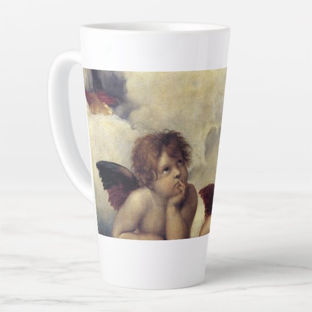 Raphael's Angels Latte Mug (Left Angle)