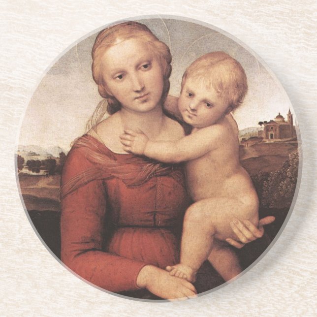 Raphael's Beautiful Madonna Coaster (Front)