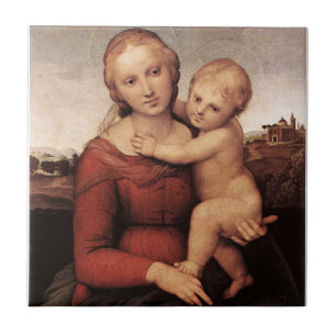 Raphael's Beautiful Madonna Tile
