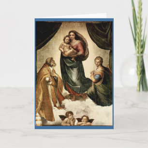 Raphael's Classic "Sistine Madonna" (circa 1513) Card