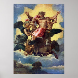Raphael's Ezekiel's Vision (1518) Poster
