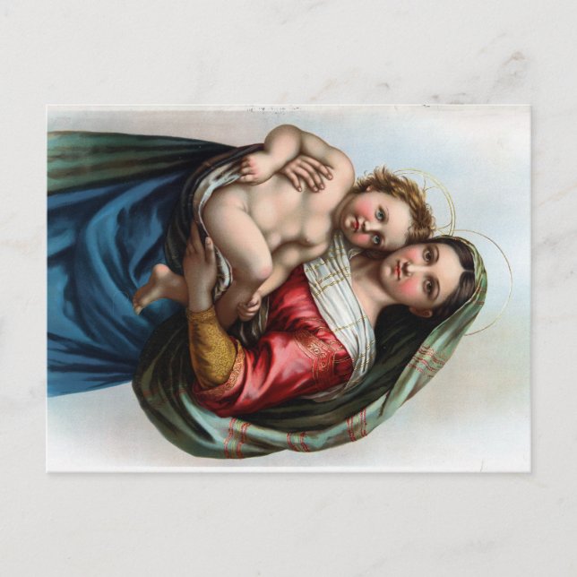 Raphael's Madonna Postcard (Front)