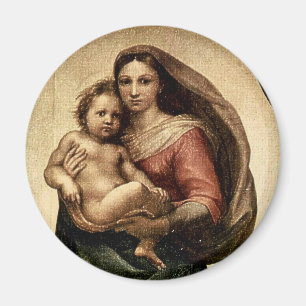 Raphael's "Sistine Madonna" Detail (circa 1513) Magnet