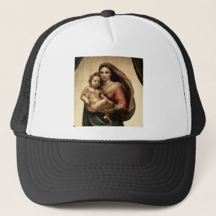 Raphael's "Sistine Madonna" Detail (circa 1513) Trucker Hat