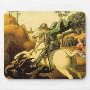 Raphael's "St. George and the Dragon" (circa 1505) Mouse Pad