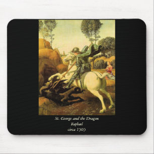 Raphael's "St. George and the Dragon" (circa 1505) Mouse Pad