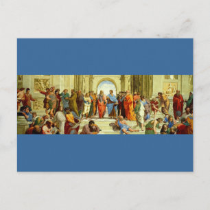 Raphael's "The School of Athens" Detail circa 1511 Postcard