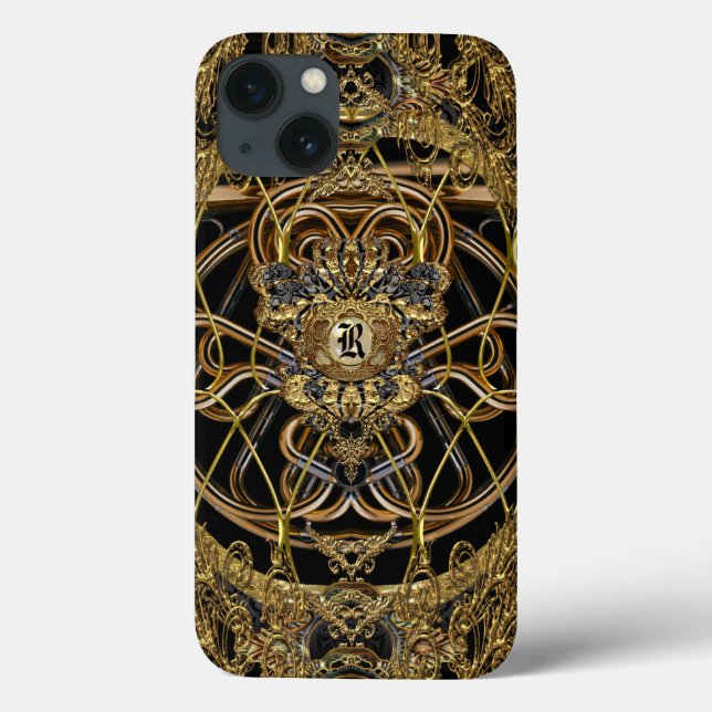 Raphconstance Elegant 6/6s  Baroque Chic Monogram Case-Mate iPhone Case (Back)