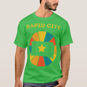 Rapid City South Dakota Vintage Distressed Souveni T-Shirt