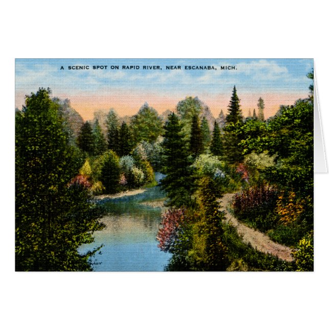 Rapid River Escanaba, Michigan (Front Horizontal)