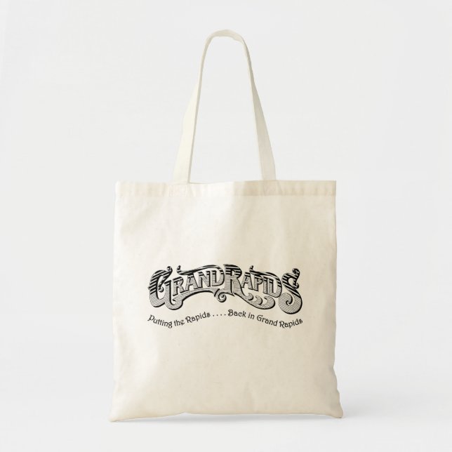 Rapids Back in Grand Rapids Tote Bag (Front)
