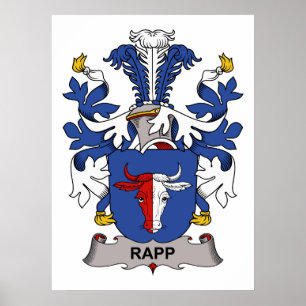 Rapp Family Crest Poster