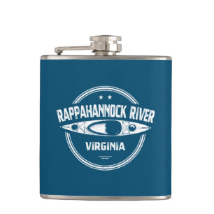 Rappahannock River, Virginia Hip Flask