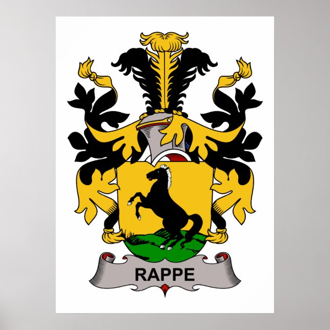 Rappe Family Crest Poster (Front)