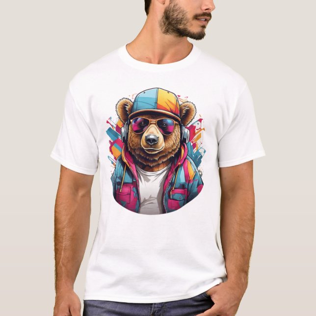 Rapper bear T-Shirt (Front)