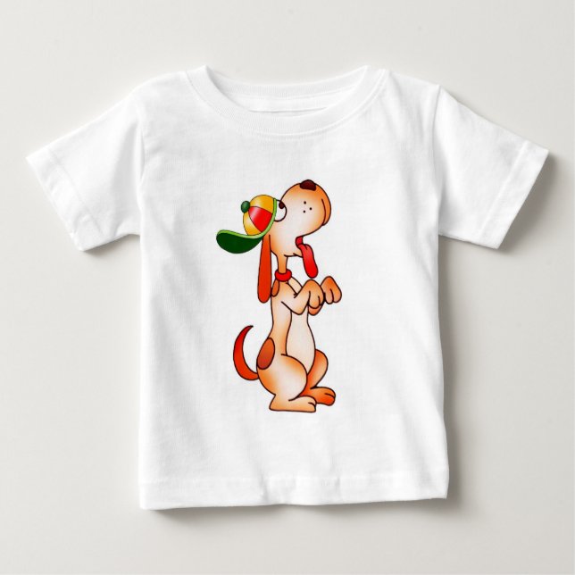 Rapper Dog Infant Long Sleeve Baby T-Shirt (Front)