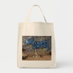Rapper Dog - "Lil Sneezy" Tote Bag
