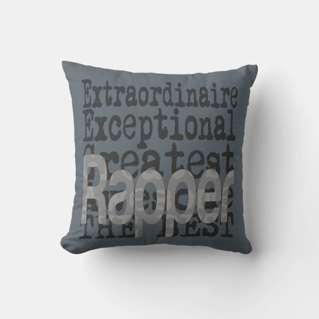 Rapper Extraordinaire Cushion (Front)