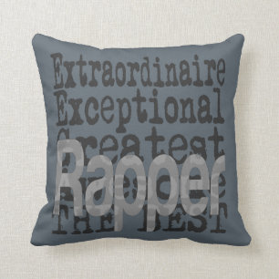 Rapper Extraordinaire Cushion