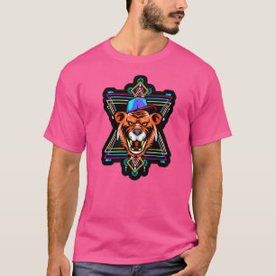 Rapper Tiger Sacred Geometry Fractal Patterns Good T-Shirt