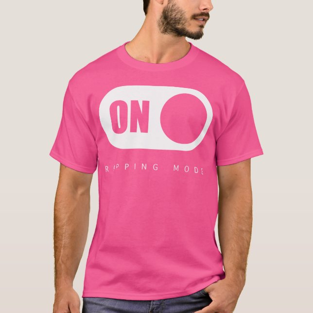 Rapping Mode Rapper Hip Hop Rap T-Shirt (Front)