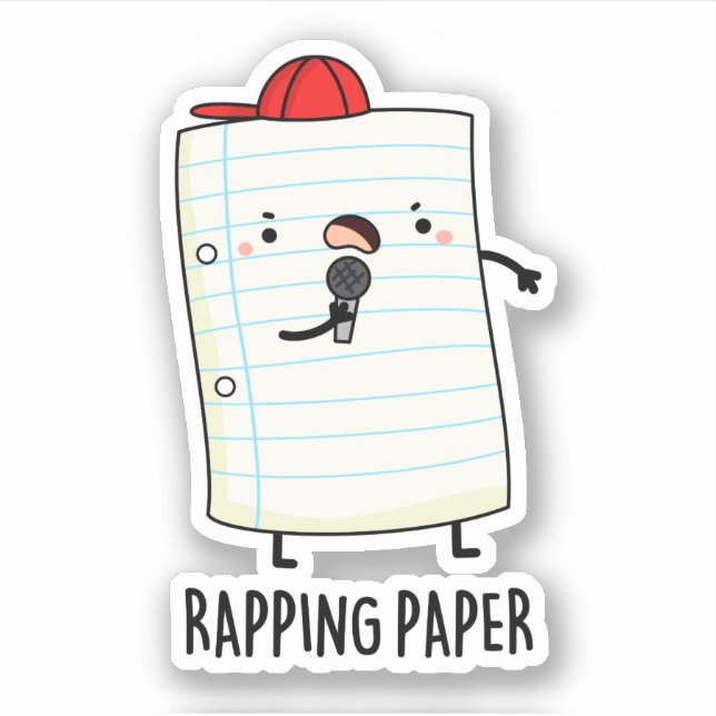 Rapping Paper Funny Wrapping Paper Pun  (Front)