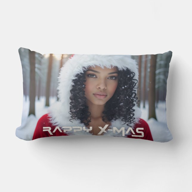 RAPPY X-MAS LUMBAR CUSHION (Front)