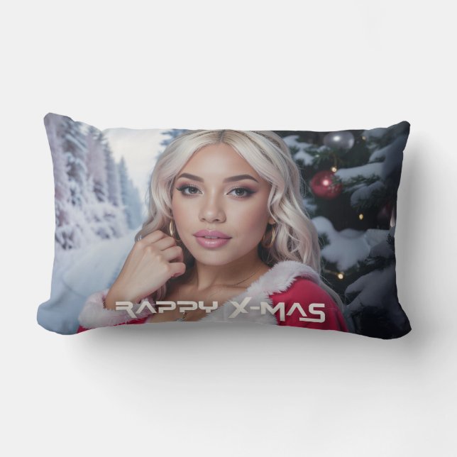 RAPPY X-MAS LUMBAR CUSHION (Front)