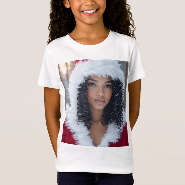 RAPPY X-MAS - Santa Girl T-Shirt (Front)