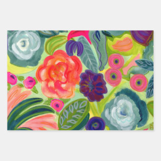 Rapsody Floral Gift Wrap Sheets
