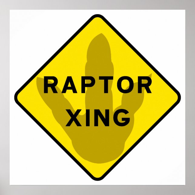 Raptor Crossing Poster (Front)