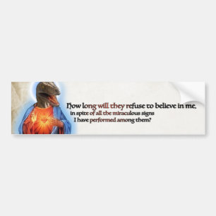 Raptor Jesus Bumper Sticker