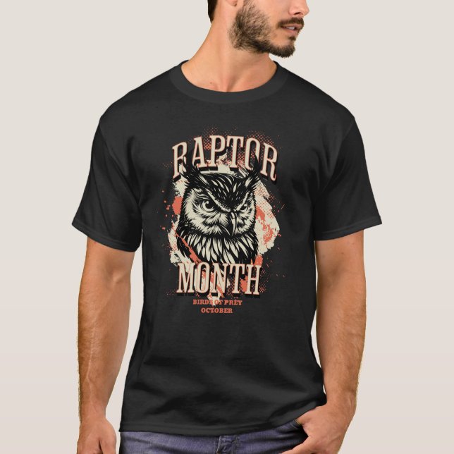 Raptor Month, Owl T-Shirt (Front)