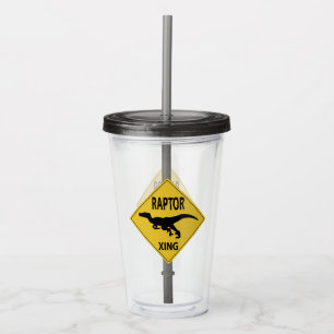 Raptor XING Acrylic Tumbler