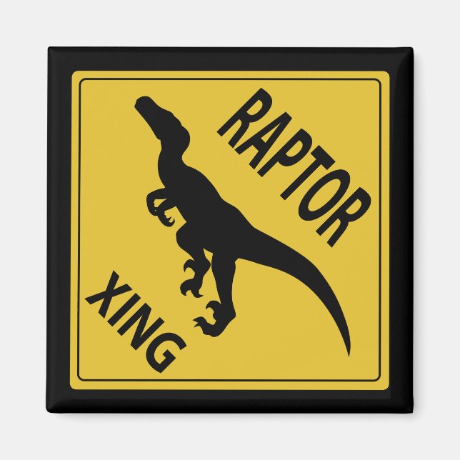 Raptor Xing Magnet (Front)