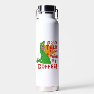 Raptors and Coffee Water Bottle