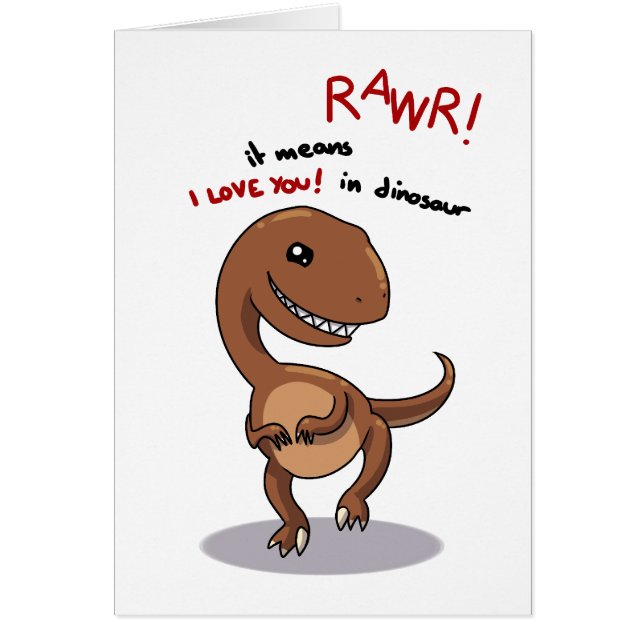 Raptor's need love too rawr Rawr, RAWR (Front)