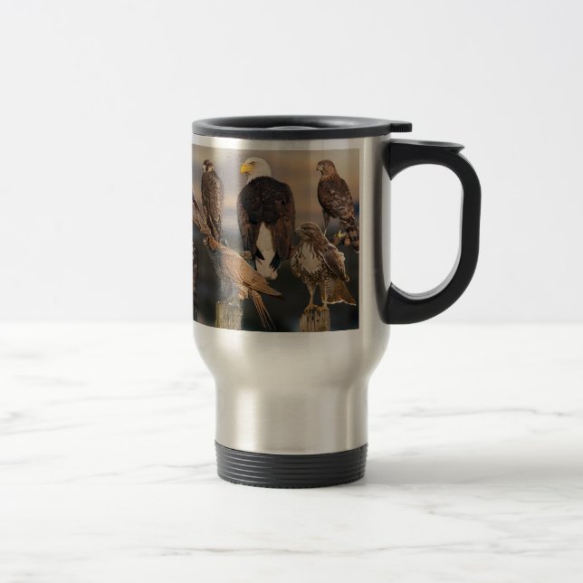 raptors of the west travel mug (Right)