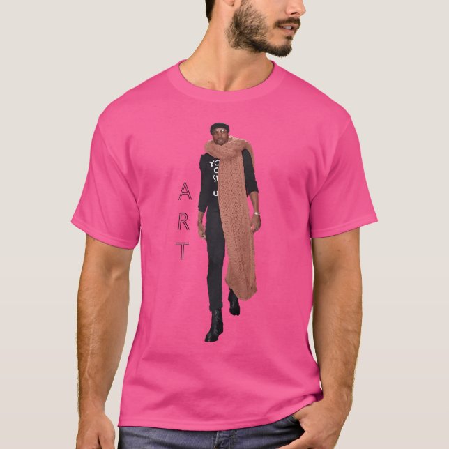 Raptor'S Serge Ibaka Does Art T-Shirt (Front)