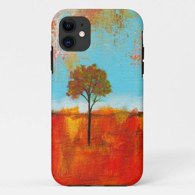 Rapture Abstract Landscape Tree Art Painting Case-Mate iPhone Case (Back)