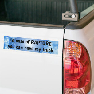 Rapture Bumper Sticker