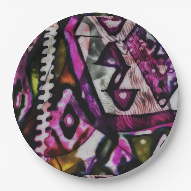Rapture In Colour   Paper Plate (Front)