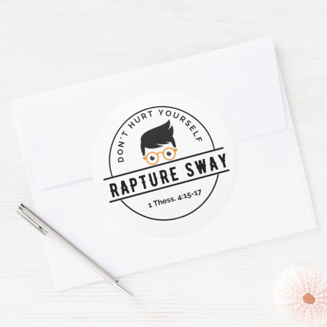 Rapture Sway Round Sticker (Envelope)