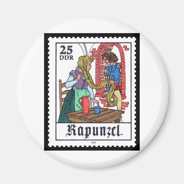 Rapunzel 25 DDR 1978 Magnet (Front)