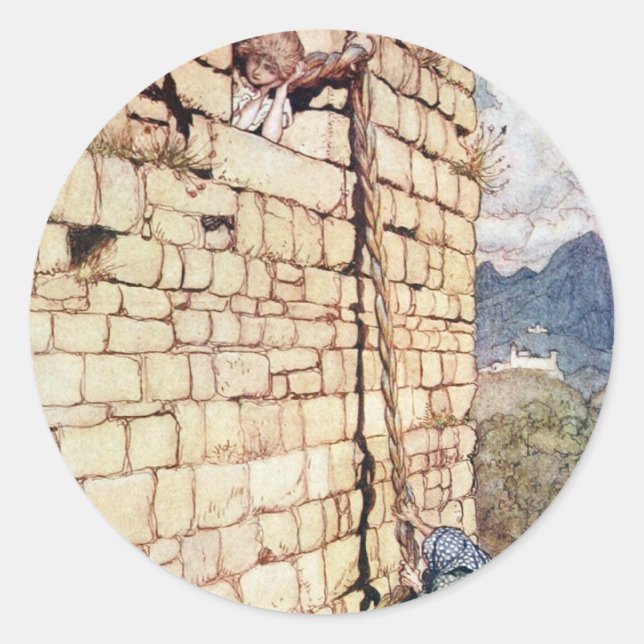 Rapunzel Classic Round Sticker (Front)