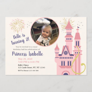 Rapunzel Photo Birthday Party Invitation