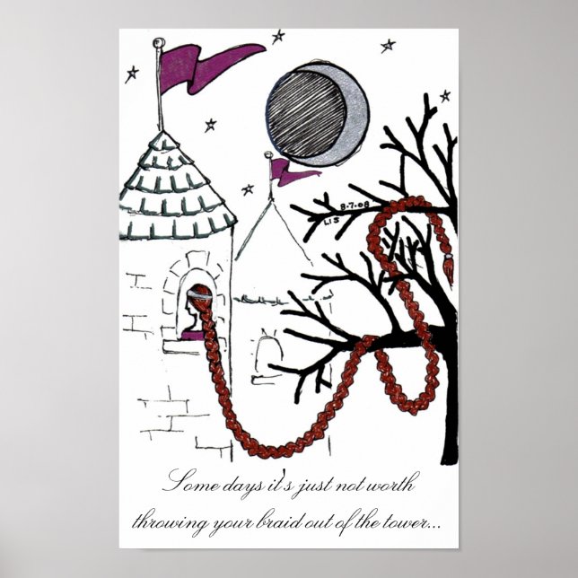 Rapunzel's Very Bad Hair Day poster (Front)