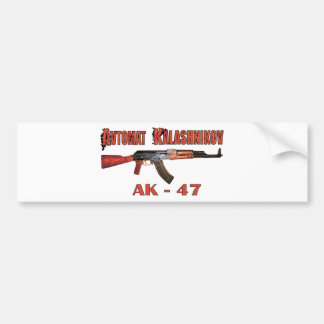 RARE AK-47 RUSSIAN ARMY KALASHNIKOV GUN MILITARY BUMPER STICKER